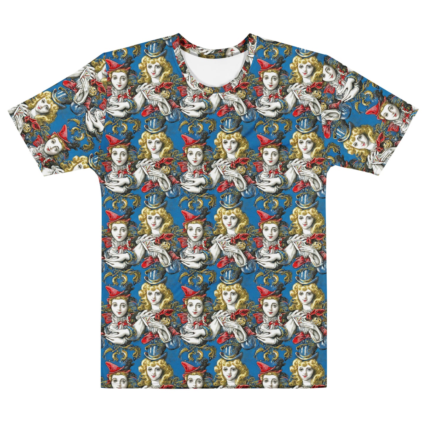 Men's Crew Neck T-Shirt - Masquerade Echoes