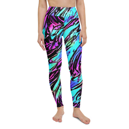 Yoga Leggings - Gemstone Rush