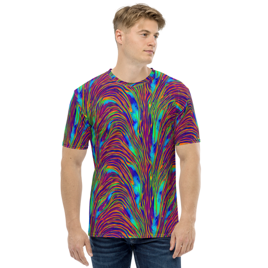 Men's Crew Neck T-Shirt - Lux Waves