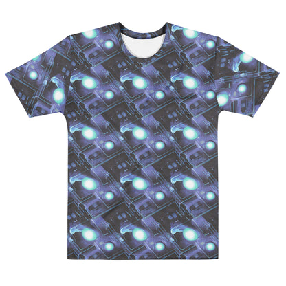 Men's Crew Neck T-Shirt - Galactic Circuit