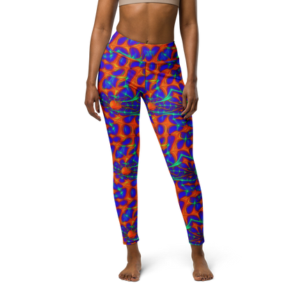 Yoga Leggings - Nebula Tides