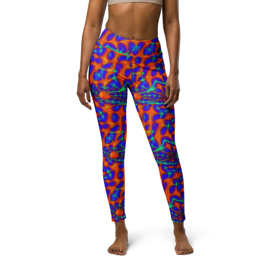 Yoga Leggings - Nebula Tides