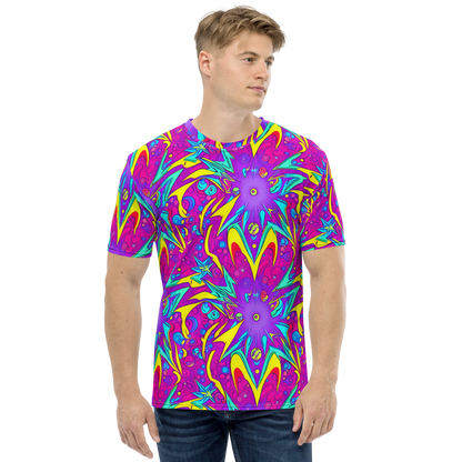 Men's Crew Neck T-Shirt - Nebula Radiance