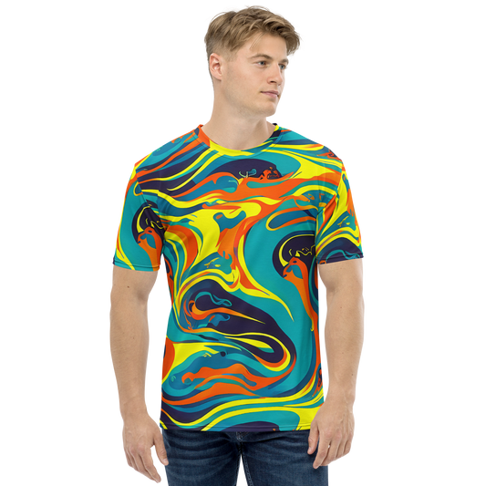 Men's Crew Neck T-Shirt - Mythic Maelstrom