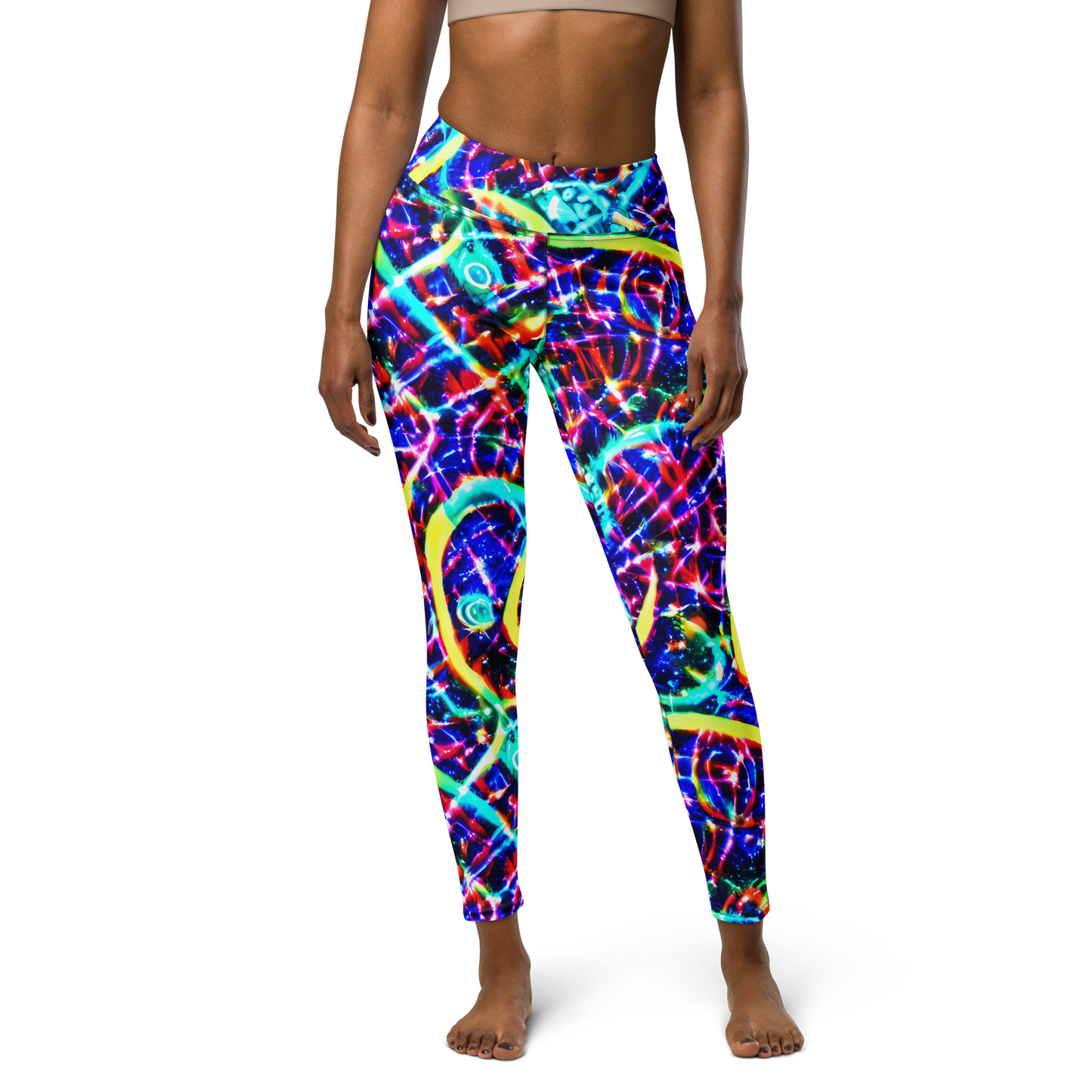 Yoga Leggings - Fynesian Galaxy