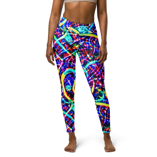 Yoga Leggings - Fynesian Galaxy