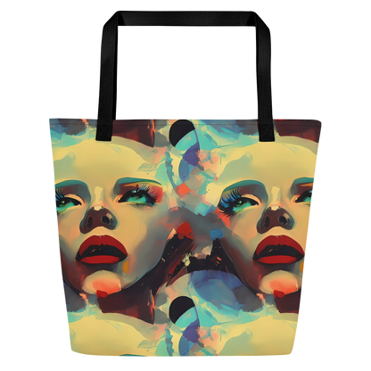 Large Tote Bag w/ Pocket - Astral Reflections