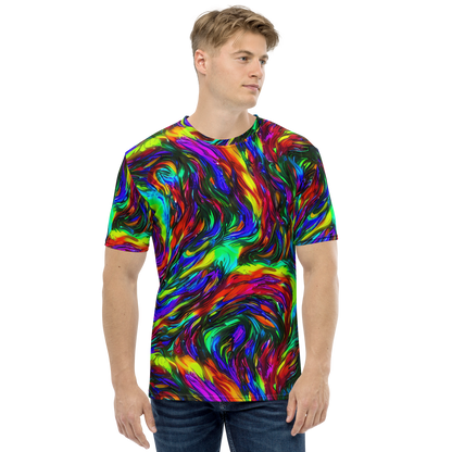 Men's Crew Neck T-Shirt - Calraet Swirl