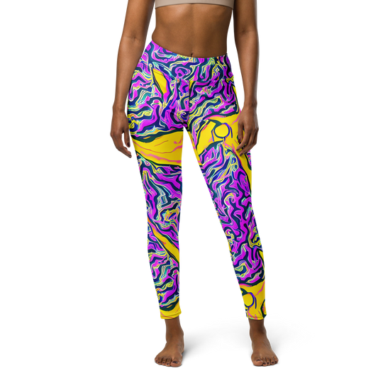 Yoga Leggings - Zenith Waves