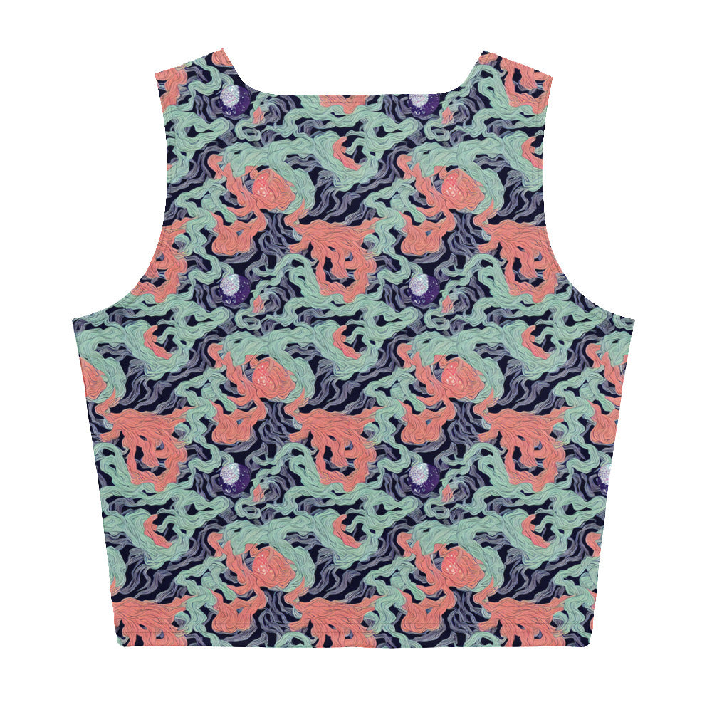 Crop Top - Cosmic Coral