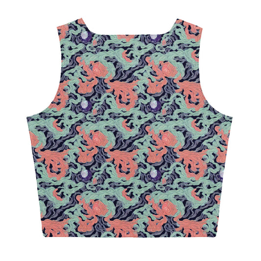 Crop Top - Cosmic Coral