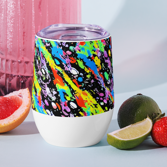 Wine Tumbler - Pollock Pulse