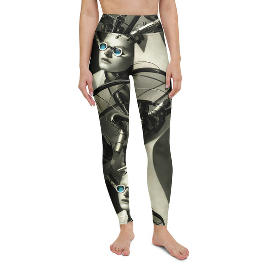 Yoga Leggings - Cyber Reverie