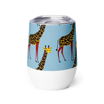 Wine Tumbler - Giraffe Groove