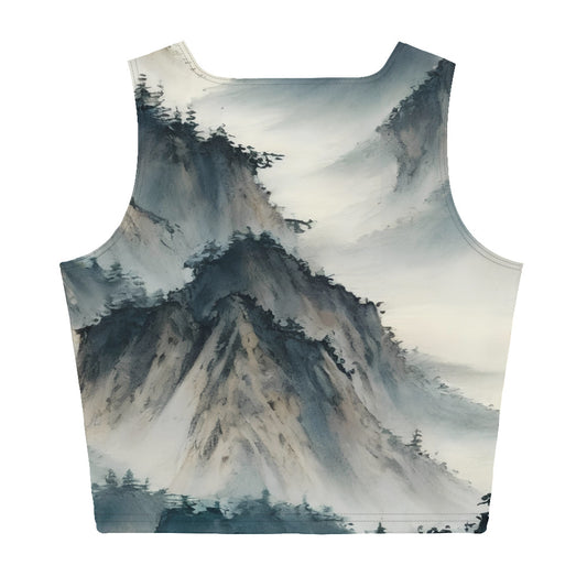 Crop Top - Misty Peaks