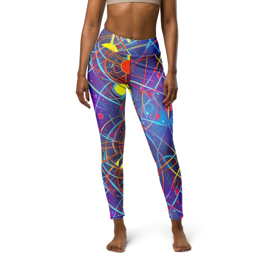 Yoga Leggings - Quantum Lattice