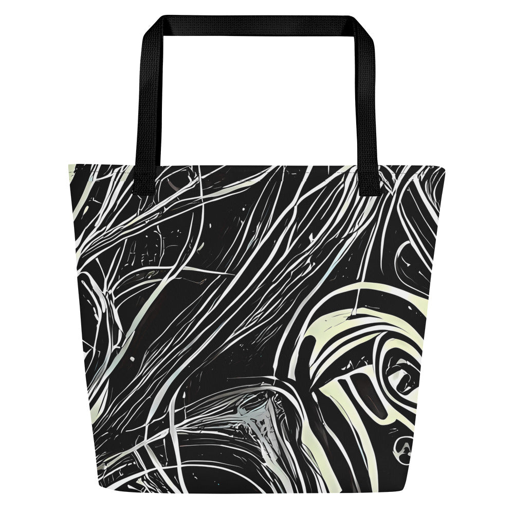 Large Tote Bag w/ Pocket - Helmut's Whisper