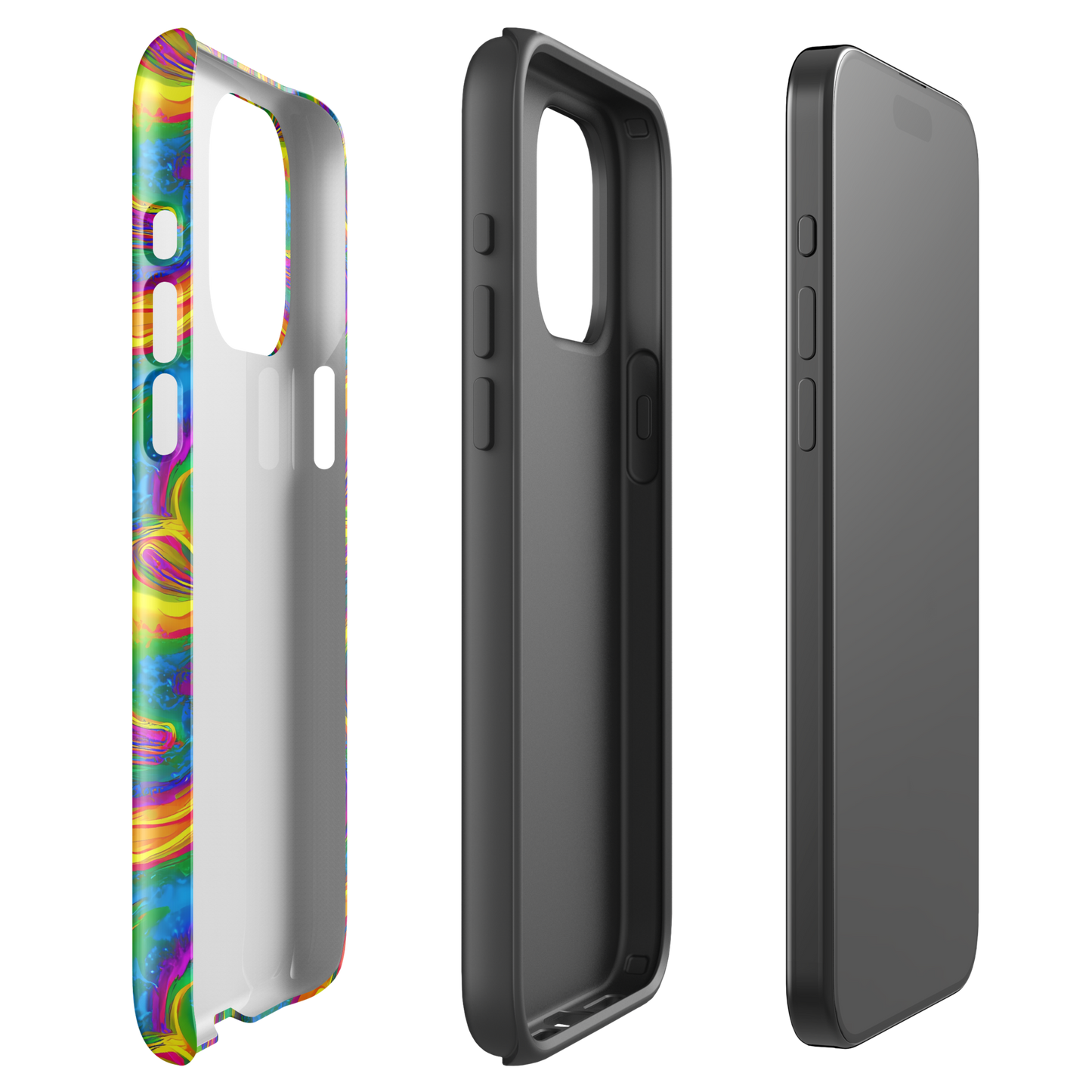 Tough Case for iPhone® - Electric Aurora