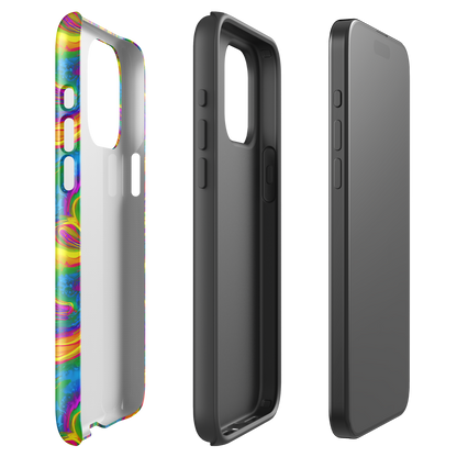 Tough Case for iPhone® - Electric Aurora