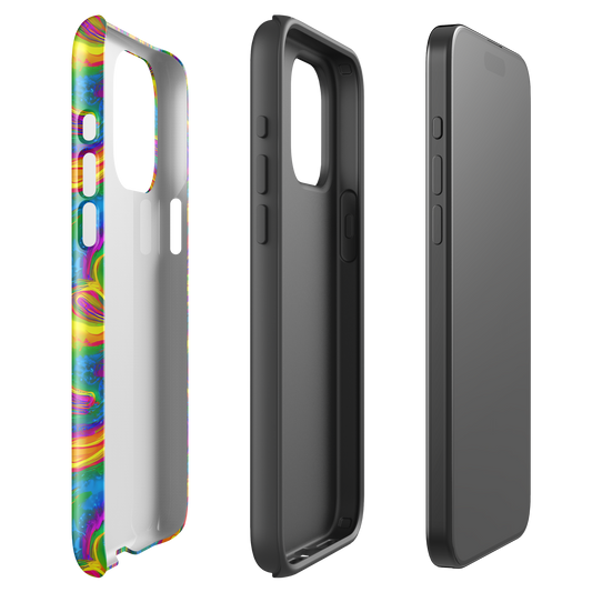 Tough Case for iPhone® - Electric Aurora