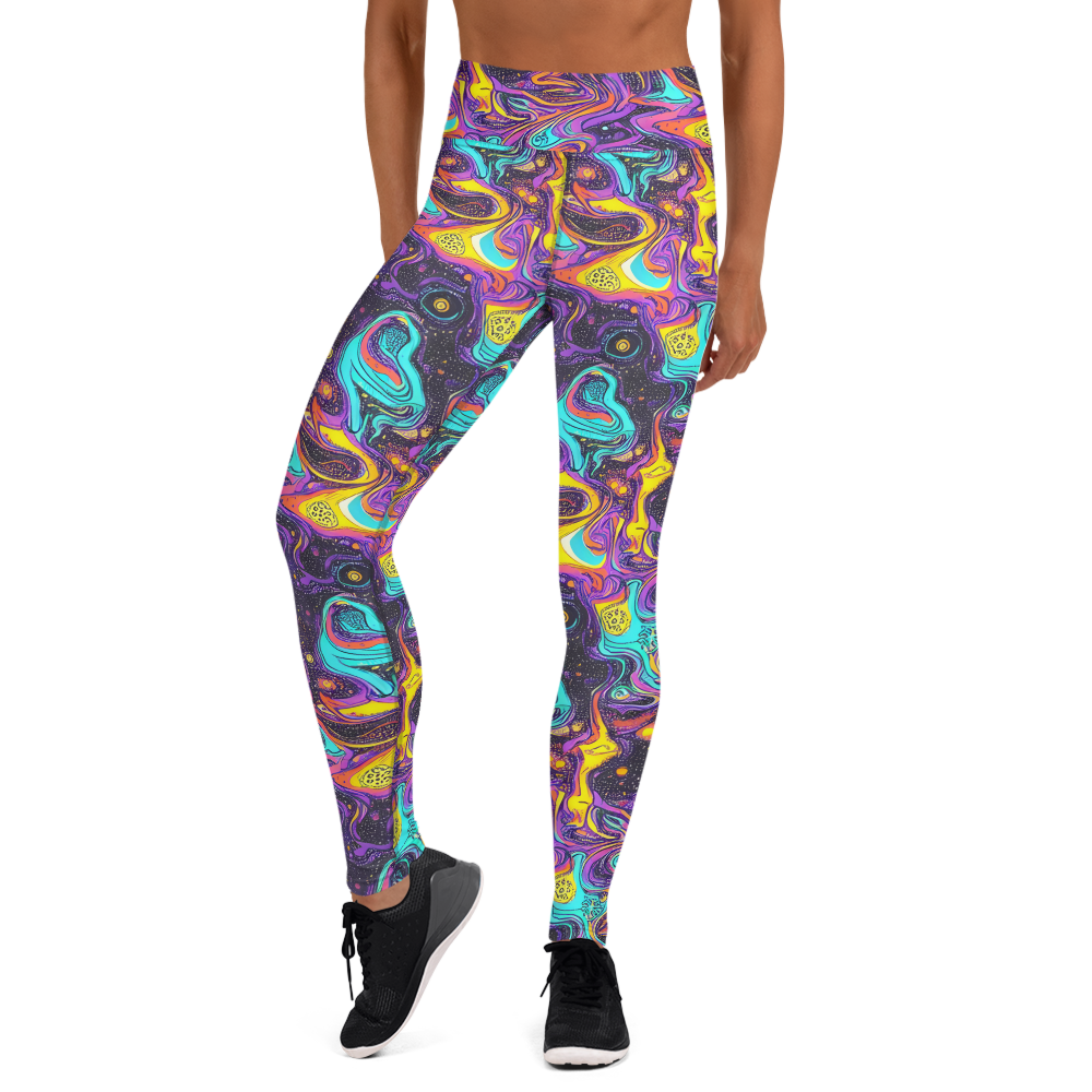 Yoga Leggings - Hutty Nebula