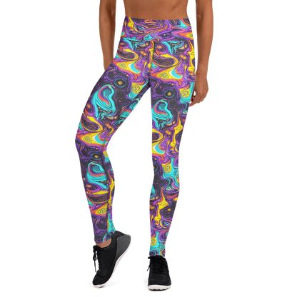 Yoga Leggings - Hutty Nebula