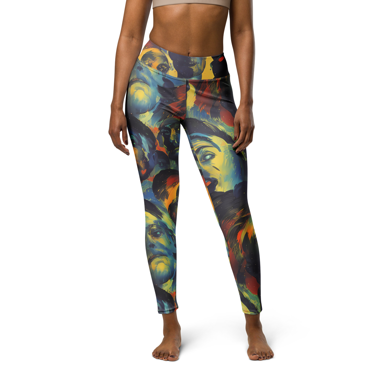 Yoga Leggings - Vivid Visage