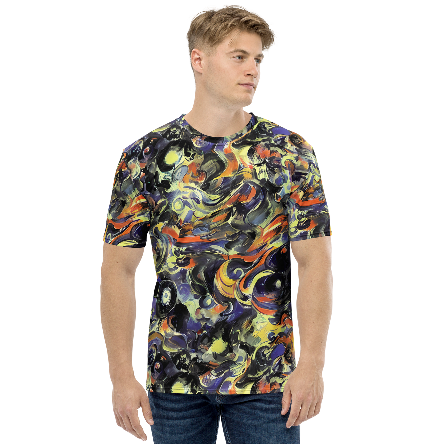 Men's Crew Neck T-Shirt - Twilight Chaos