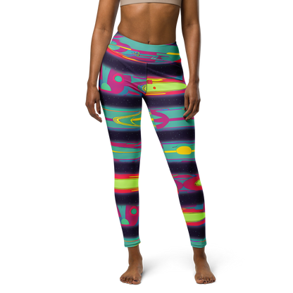 Yoga Leggings - Astro Pop