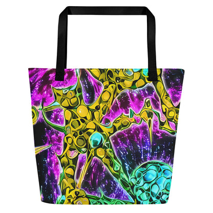 Large Tote Bag w/ Pocket - Adolf's Aura