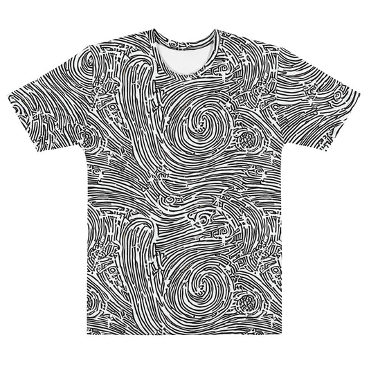 Men's Crew Neck T-Shirt - Whirlpool Echoes