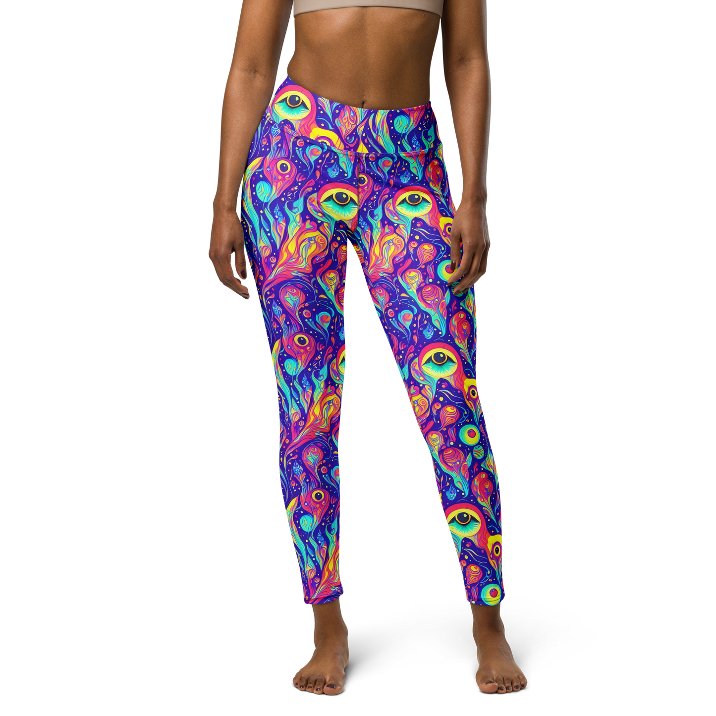 Yoga Leggings - Mystic Petal Dance