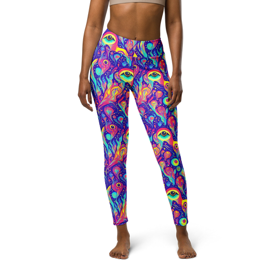 Yoga Leggings - Mystic Petal Dance