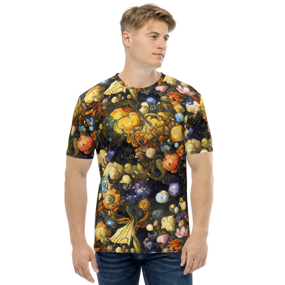 Men's Crew Neck T-Shirt - Baroque Blossom