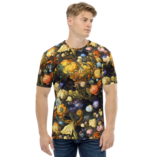 Men's Crew Neck T-Shirt - Baroque Blossom