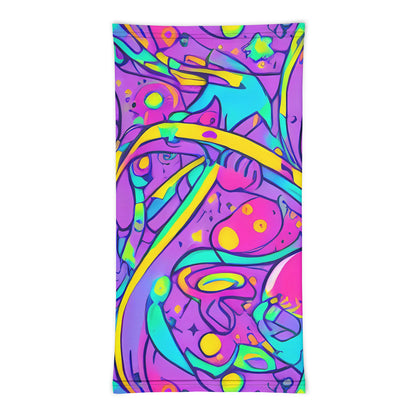 Neck Gaiter - Neon Galaxy Whirl