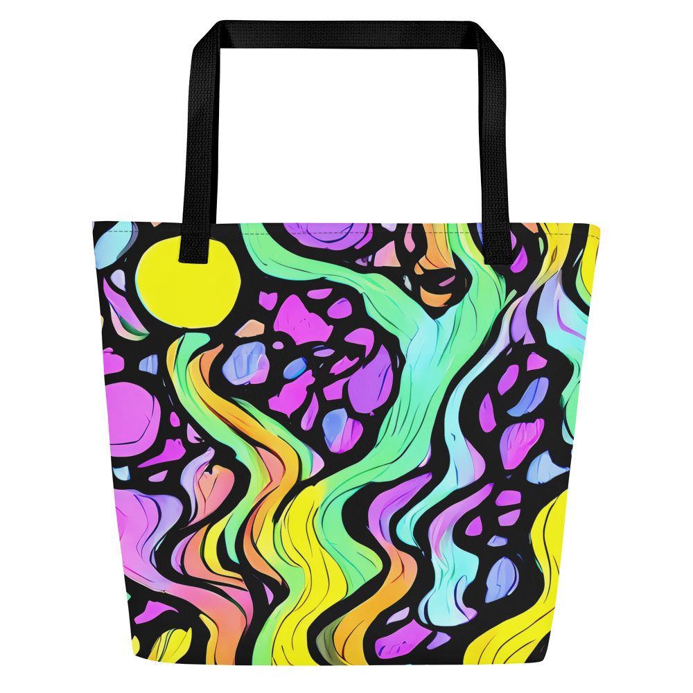 Large Tote Bag w/ Pocket - Sillman Swirl