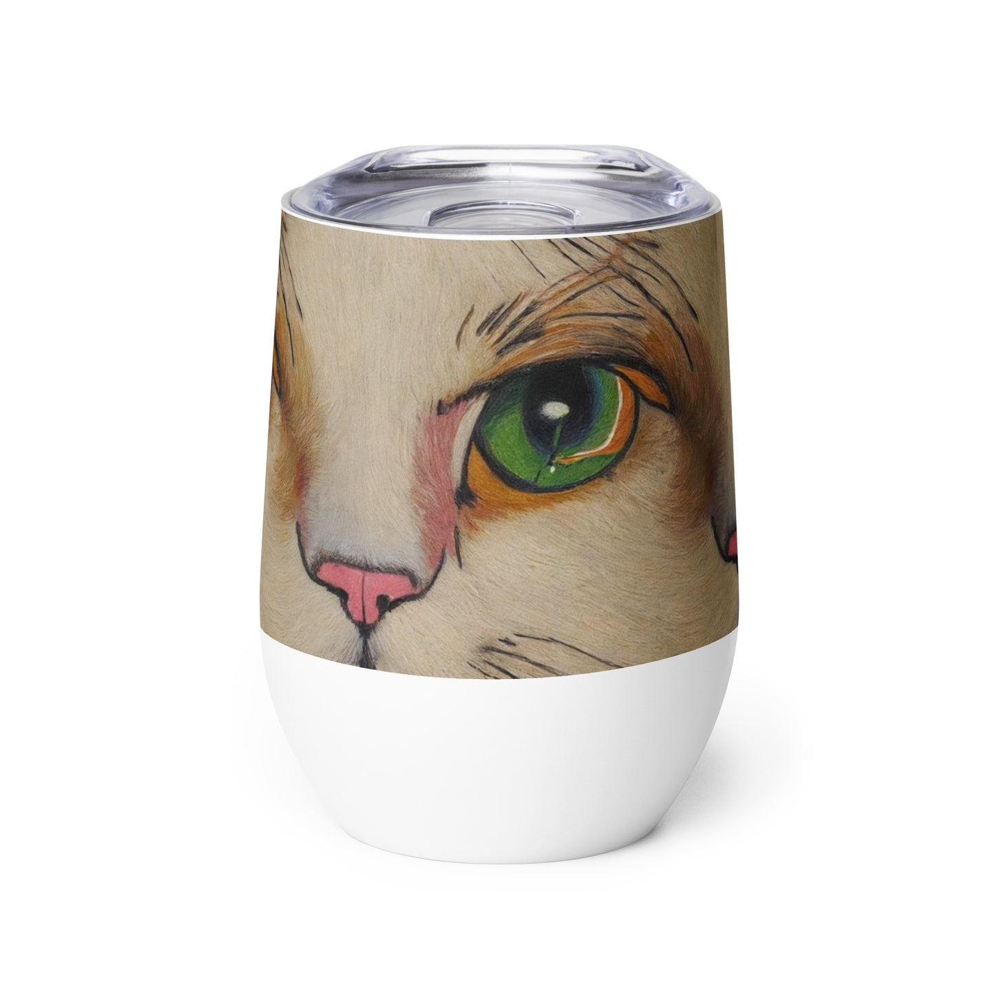 Wine Tumbler - Emerald Gaze