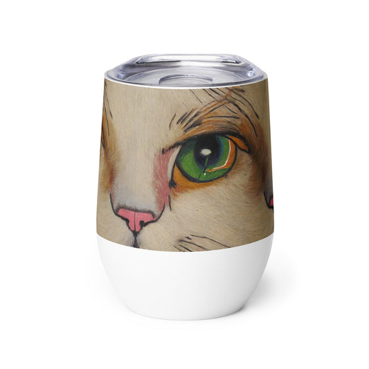 Wine Tumbler - Emerald Gaze
