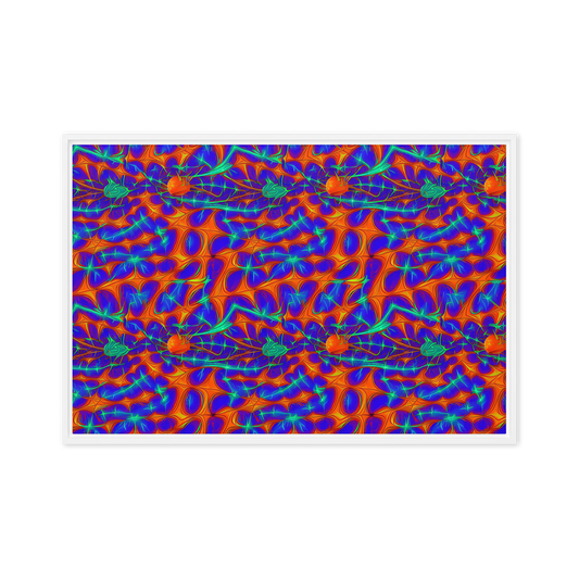 Framed Canvas - Nebula Tides