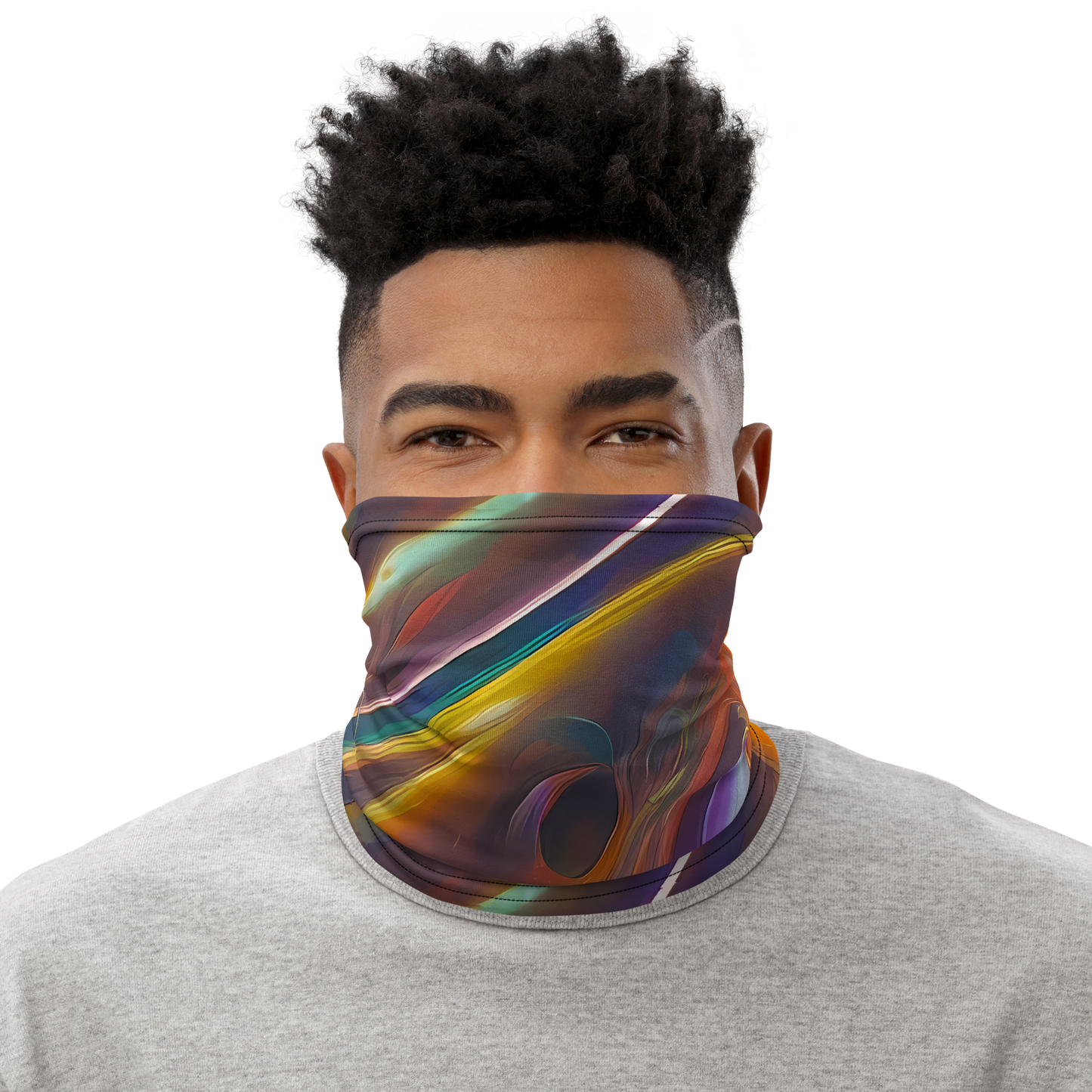 Neck Gaiter - Pre-Raphaelite Ripple