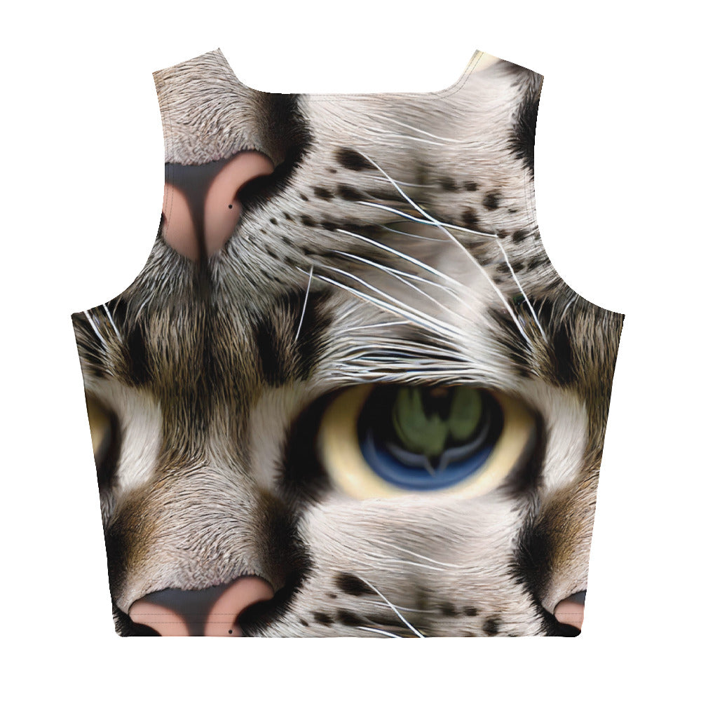 Crop Top - Feline Mirage