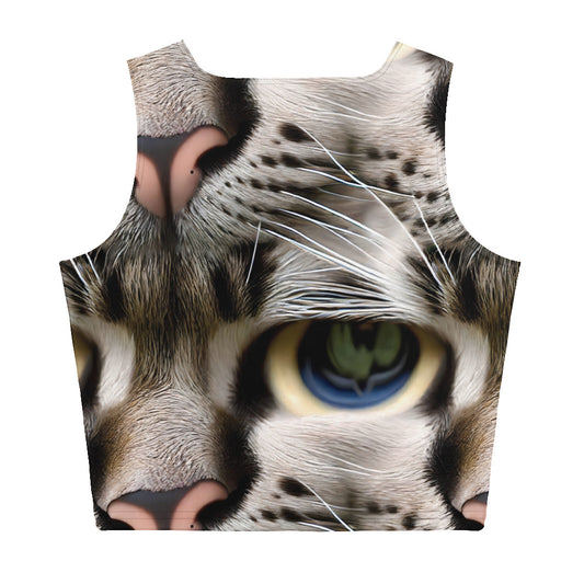 Crop Top - Feline Mirage