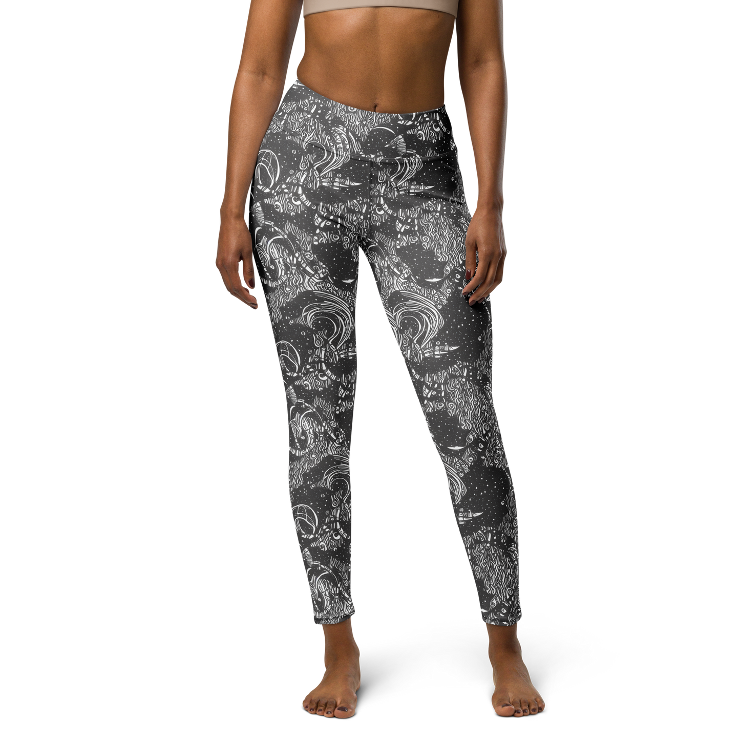 Yoga Leggings - Shadow Reverie