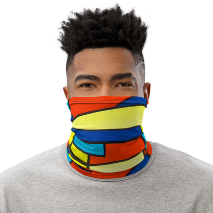 Neck Gaiter - Neon Fractals