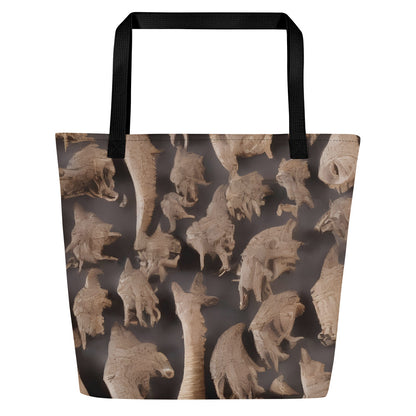 Large Tote Bag w/ Pocket - Desert Dreams