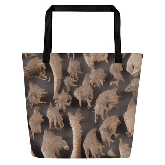 Large Tote Bag w/ Pocket - Desert Dreams