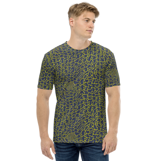 Men's Crew Neck T-Shirt - Nightshade Maze