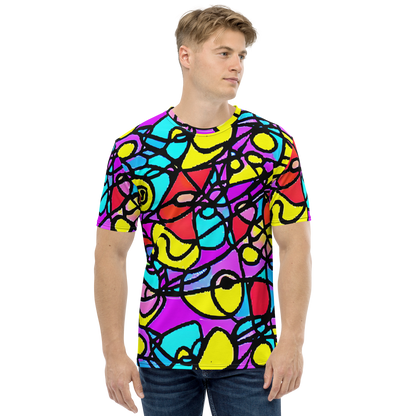 Men's Crew Neck T-Shirt - Radiant Chaos