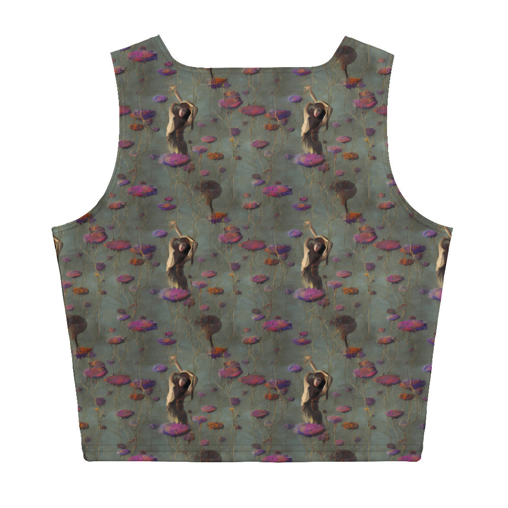 Crop Top - Ethereal Bloom